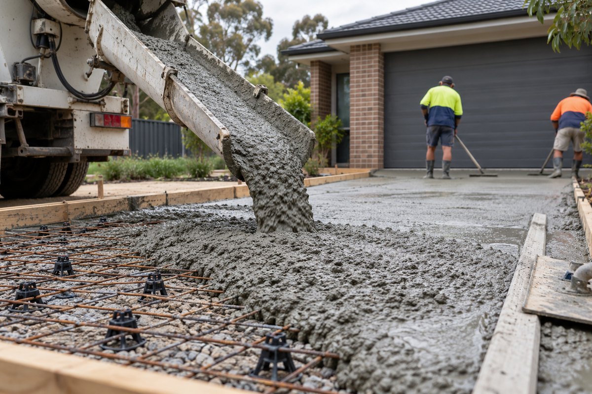 Illustrative photo for Concrete driveways in Traralgon