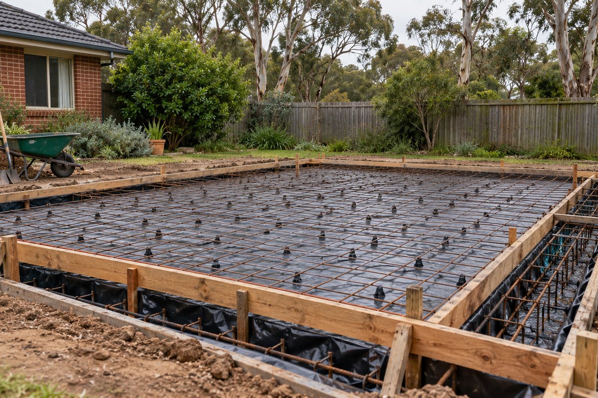 Illustrative photo for Shed, garage and house slabs in Traralgon